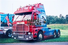 Truck photo Scania 142 Tractor unit only United Kingdom red GET AHEAD WITH #a4rz