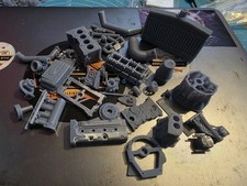 1/12 Scale Honda K20 Turbo RWD Engine & S2000 GEARBOX 3d Resin Printed Diecast 