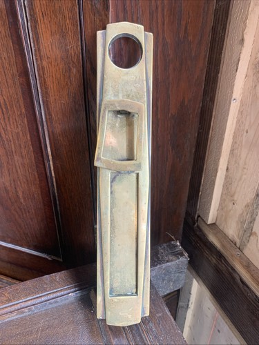 Vintage art deco brass letter - vintage,