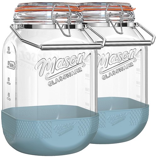 Pack square gallon glass - 2,