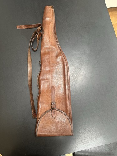 Vintage leather leg - leather, of
