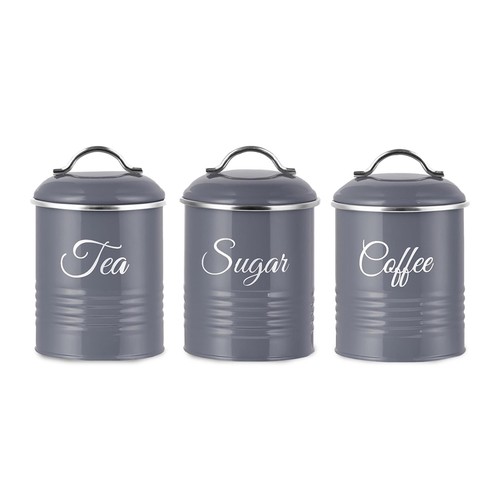 Tea coffee sugar canister set - sugar,