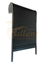 Tambour Door, Roller Door, Campervan Motorhome Caravan - Matt Black Finish
