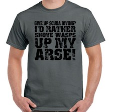 Scuba Diving T-Shirt Give Up