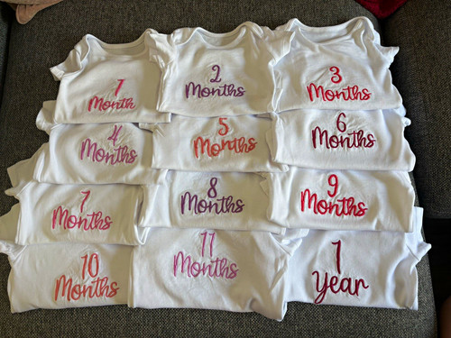 Hand embroidered custom baby - embroidered,