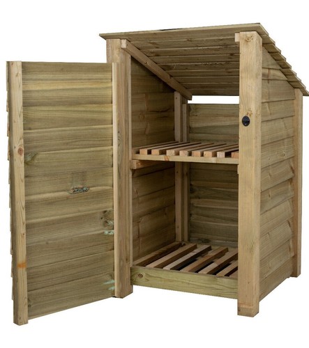 Log store firewood - store, storage