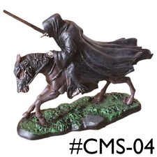 LOTR Nazgul on Ringwraith RARE Figure Lord of the Rings Eaglemoss #CMS-04 NEW