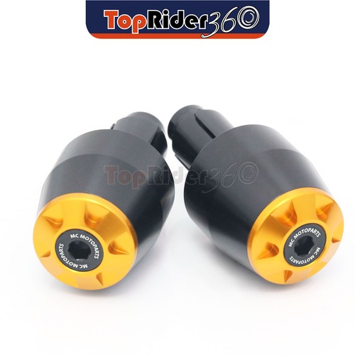 Gold cnc bar end - gold, sliders