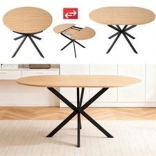 Extendable Round Dining Table