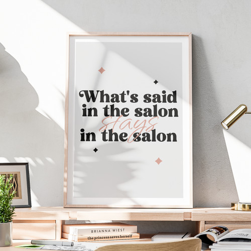 Hair salon wall - wall, beauty