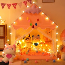 Childrens Princess Tent Pop Up Baby Fairy Play Girls Boys Kids Playhouse