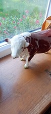 Vintage Beswick Pottery Ceramic Hereford Bull Ornament