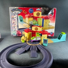 Chuggington Launch & Go Roundhouse Action Set Lights Sound Diecast Koko Train