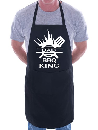 Dad bbq king - king, apron