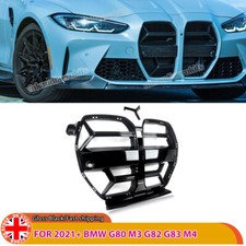 FOR BMW G80 M3 G82 G83 M4 2021+ FRONT BUMPER GRILL GRILLE CSL STYLE GLOSS BLACK