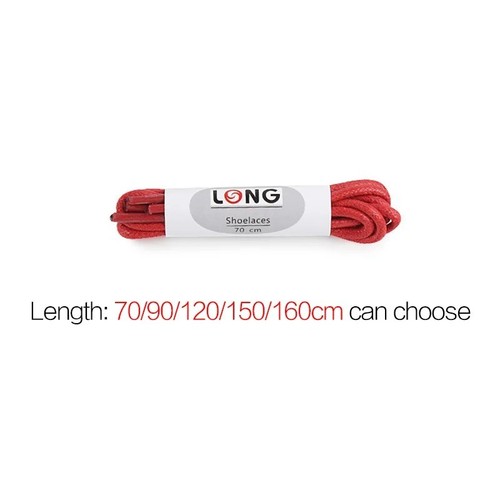 Shoe laces cord round - round, waxed
