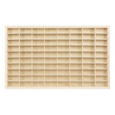 80 Grids Wooden Display Case