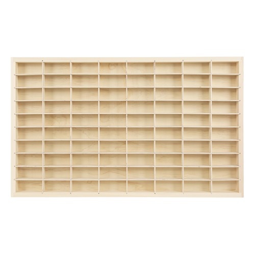 Grids wooden display case - wooden,