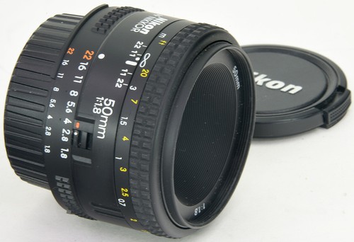 Nikon nikkor 50mm - af, 1.8