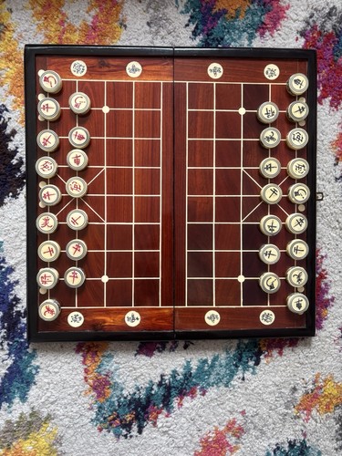 Vintage chinese xiangqi chess - xiangqi,