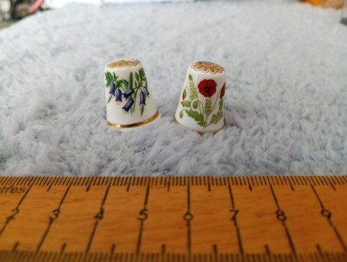 Collectable china thimbles - collectable,