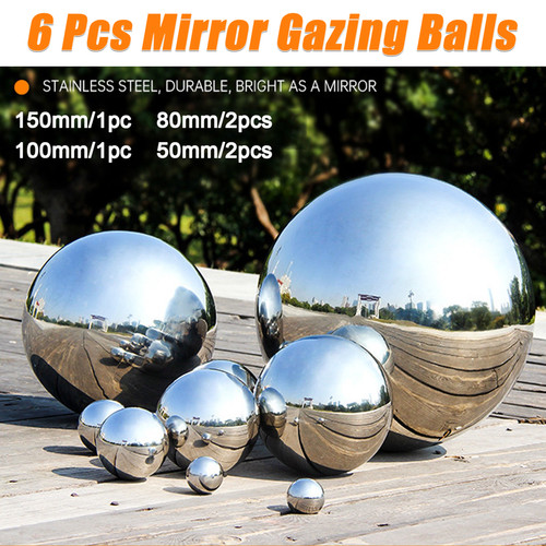Gazing mirror balls - 6x,