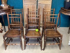A GOOD SET OF 6 ANTIQUE