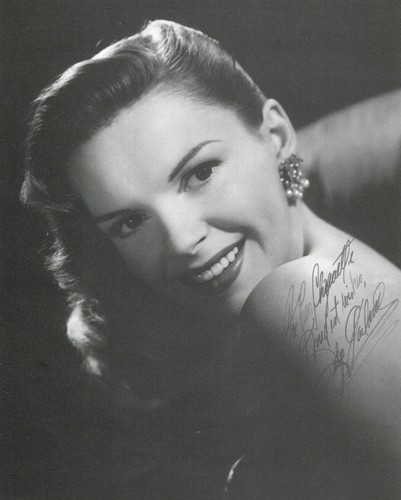Judy garland signed - garland,