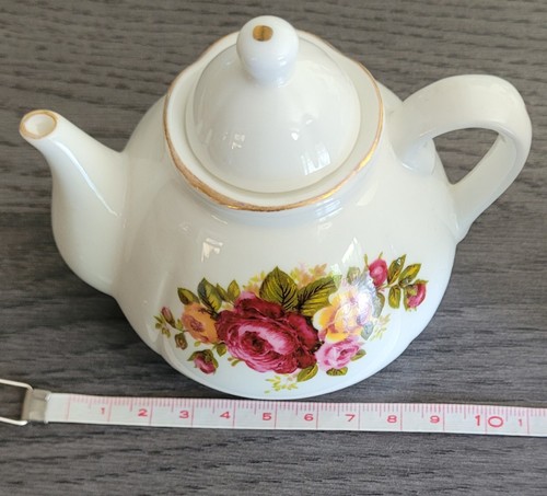 Vintage miniature teapot - miniature,