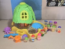 Vintage 1985 Hasbro Glo Land Glow Worm Friends House Toy Playset COMPLETE! ++