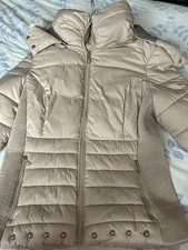 Guess Beige Quilted Puffer