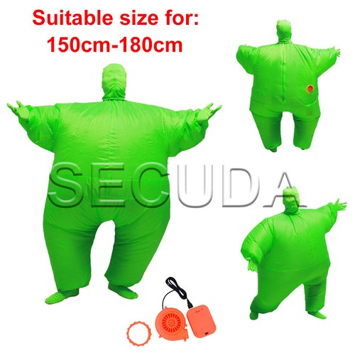 Green chub suit inflatable - green,