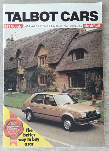 Talbot range brochure - range, 1983