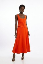 Karen Millen A-Line Midi Dress