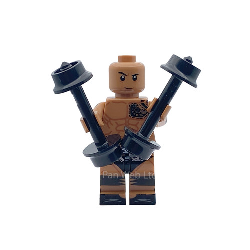 The rock wrestling minifigure - the,