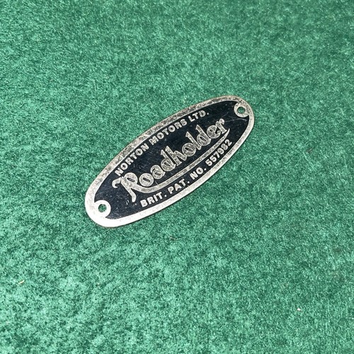 Norton roadholder fork badge - roadholder,