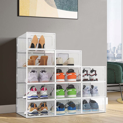 Set clear stackable shoe - 12,