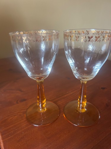 Wine glasses leaf - , with