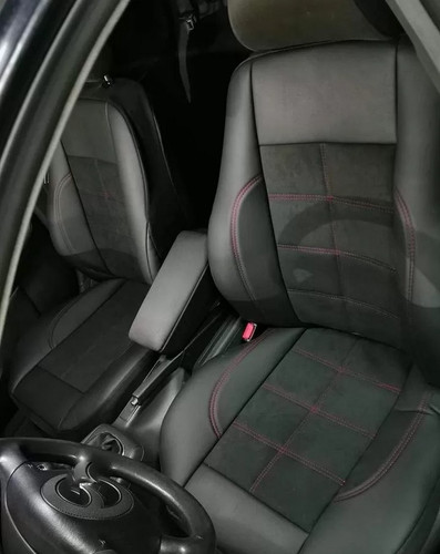 Alcantara black leather red - alcantara,