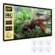 84Inch Foldable Projector Screen Rear Front Projection Outdoor Home Movie Cinema