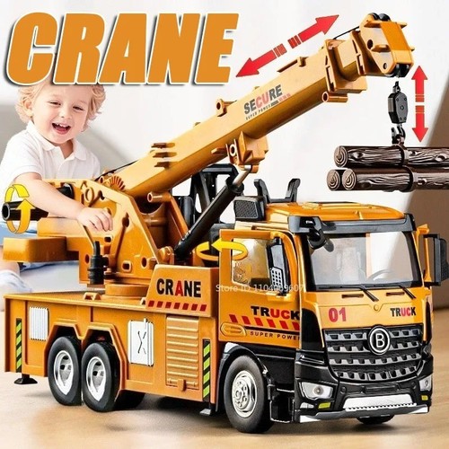 Crane work truck model toys - crane,
