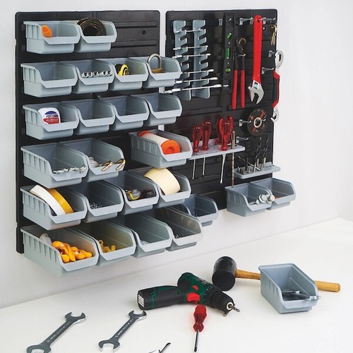 New 43pc plastic - new, storage