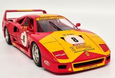 Burago 1/18 Ferrari F40 1987 Racing #8  Club Italia Diecast scale model car