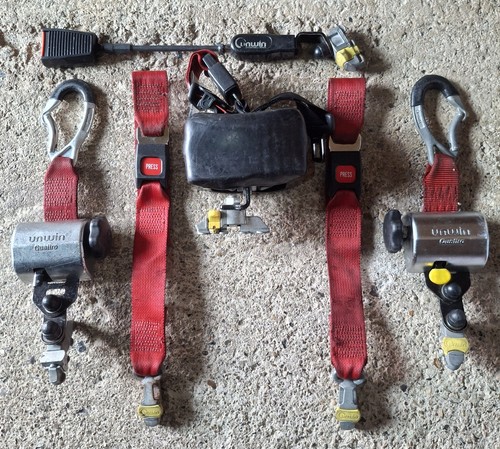 Full set wheelchair straps - set,