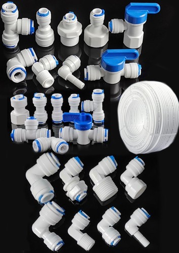 Push fit pipe fittings - 1/4",
