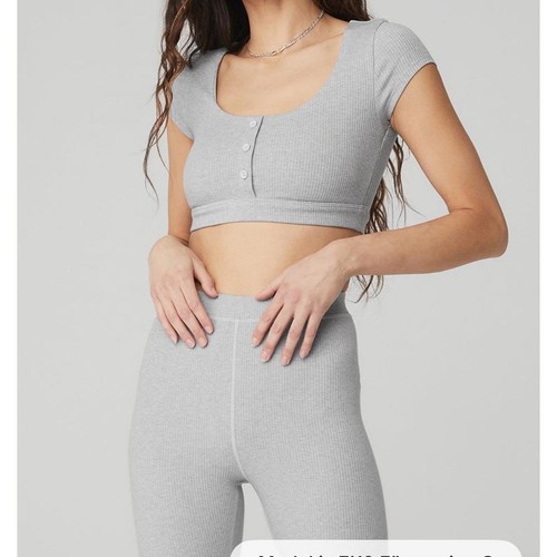 Alo yoga wellness rib henley - yoga,