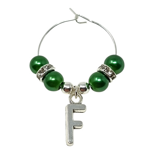 Dark green pearl - green, personalised