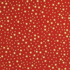 Gold Metallic Stars Navy, Red
