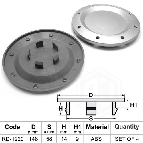 Alloy wheel center caps - , centre