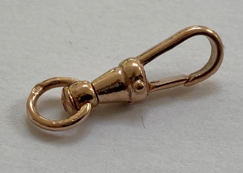 9ct rose gold antique dog - 9ct,